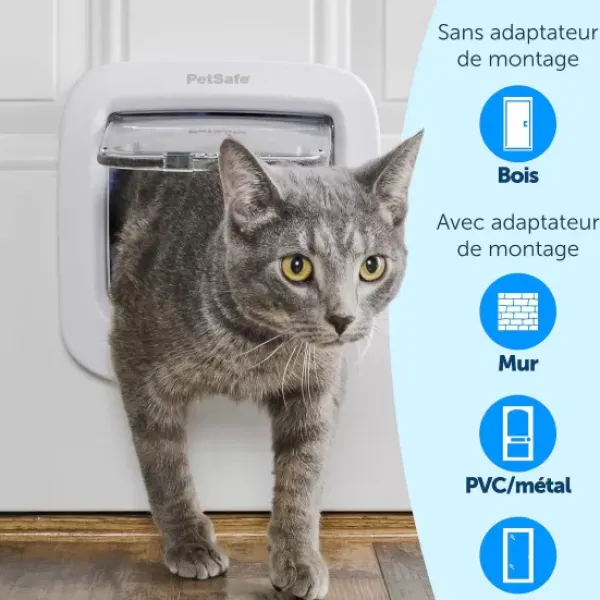 PetSafe Chati Re Avec Puce Lectronique< Chats