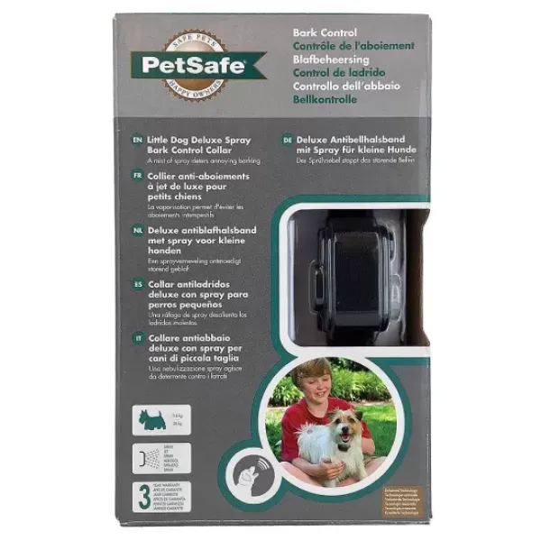 PetSafe Collier Anti-Aboiements Jet De Luxe Pour Petits Chiens< Spray