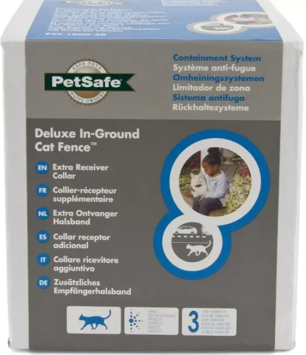 PetSafe Collier-R Cepteur Suppl Mentaire Pour Cl Ture Anti-Fugue De Luxe Avec Fil Pour Chats In-Ground Cat Fence< Systèmes Anti-Fugue