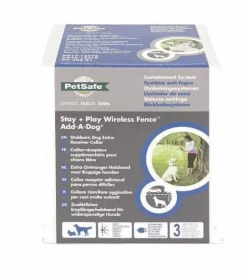 PetSafe Collier-R Cepteur Suppl Mentaire Add-A-Dog® Pour Chien T Tu Pour Le Syst Me Anti-Fugue Sans Fil Stay & Play® Wireless Fence< Systèmes Anti-Fugue