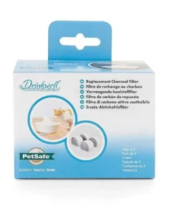 PetSafe Filtre Au Charbon De Rechange Drinkwell® Fontaines En C Ramique Pour Animaux De Compagnie (Pack De 4)< Filtres De Remplacement Pour Fontaines