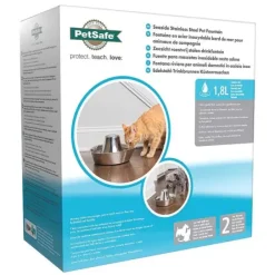 PetSafe Fontaine En Acier Inoxydable ® Pour Animaux De Compagnie Seaside< Fontaines