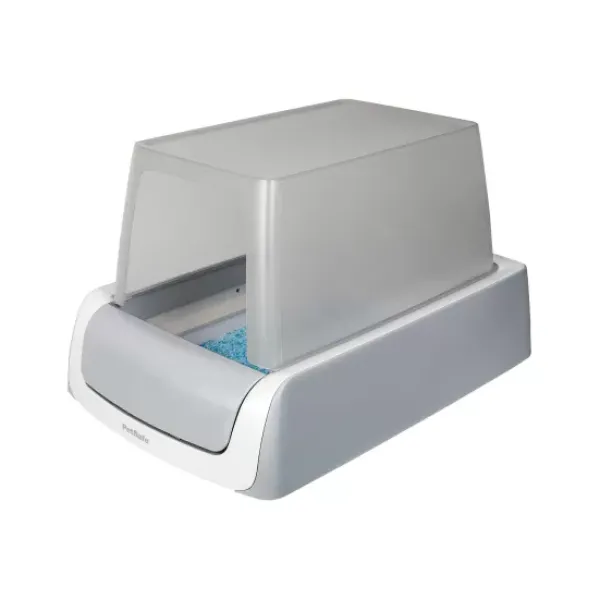 PetSafe Maison De Toilette Autonettoyante Scoopfree , Seconde G N Ration< Bacs À Litière Autonettoyant