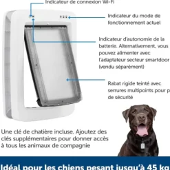 PetSafe Porte Connect E Pour Animaux Smartdoor< Gros Chats/Petits Chiens