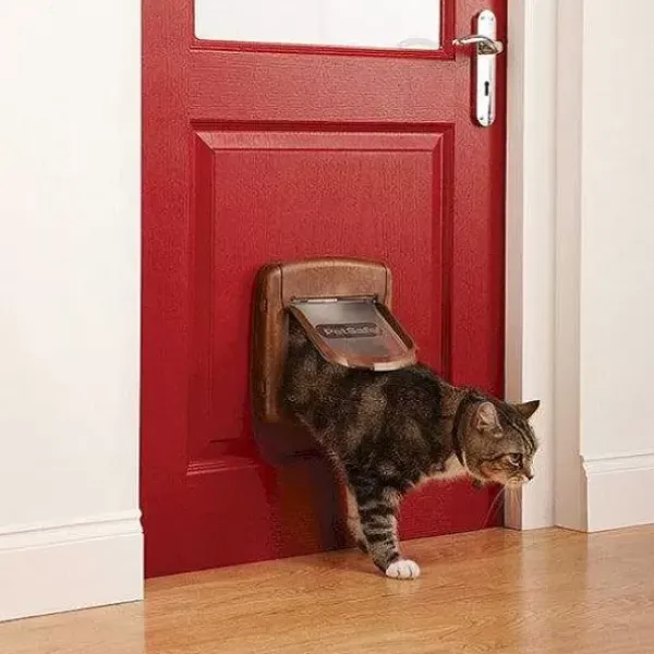 PetSafe Staywell® Chati Re De Luxe Verrouillage Magn Tique 4 Positions< Chats