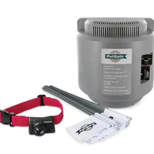 PetSafe Syst Me Anti-Fugue Sans Fil Wireless Pet Containment< Clôtures Anti-Fugue Sans Fil